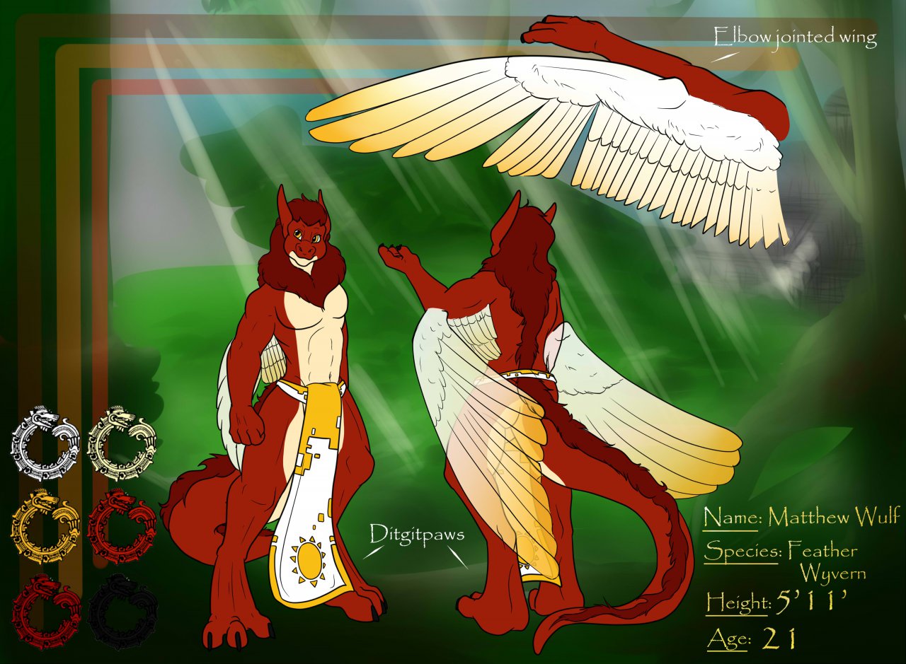 Wyvern Refrence Sheet by GlennWulf -- Fur Affinity [dot] net